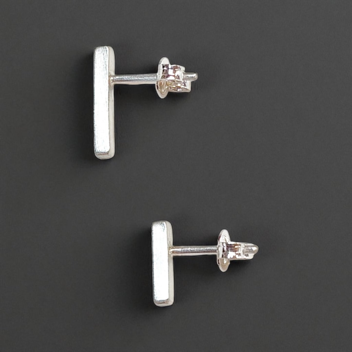Sterling Silver Bar Earring