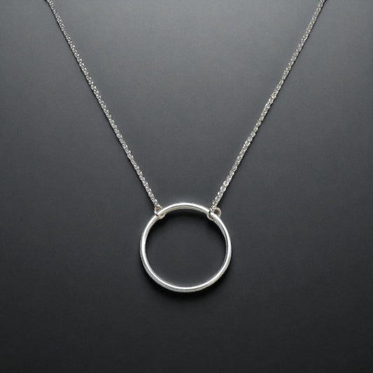 Sterling Silver Circle Pendant