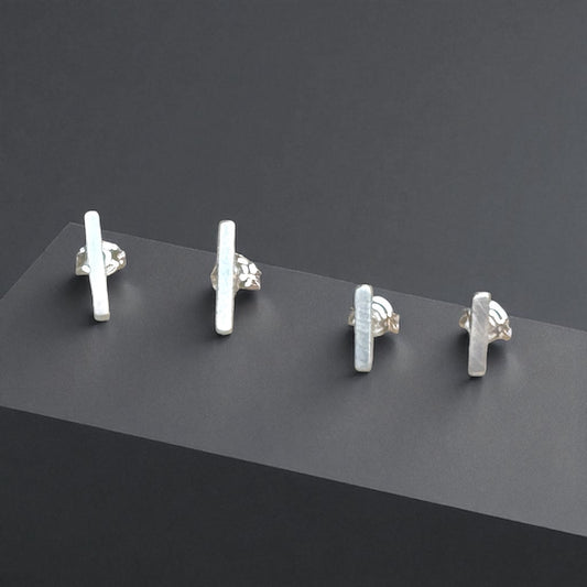 Sterling Silver Bar Earring