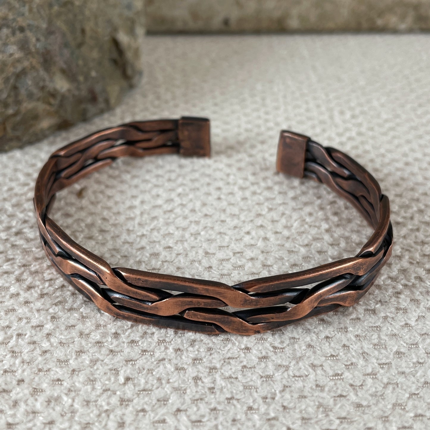 Braided Copper Cuff